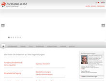 Tablet Screenshot of consilium-co.de